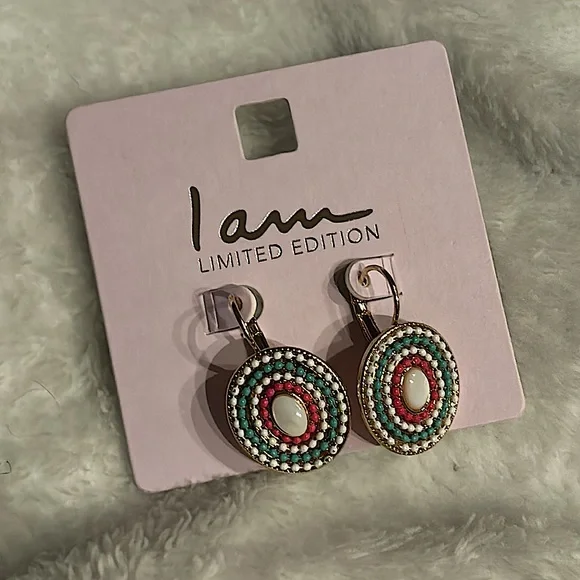 I Am - Limited Edition - Gold Boho Dangle Earrings - Picture 5 of 5